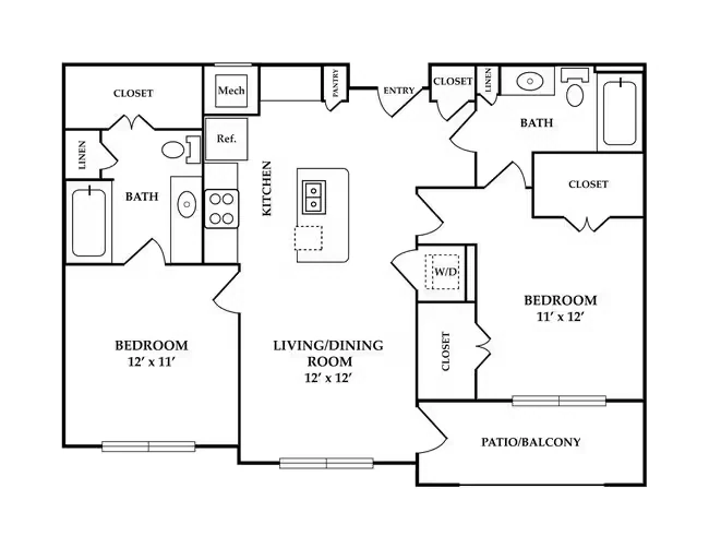 Apt B1 04-04304 floor plan